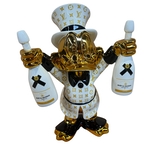 Dagobert Duck Beeld, Lior24, Wit / Goud / Zwart
